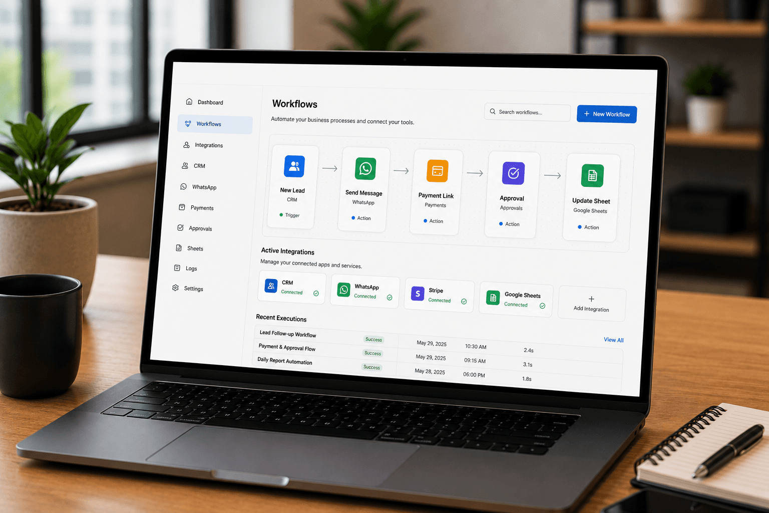 Automation and integrations placeholder preview