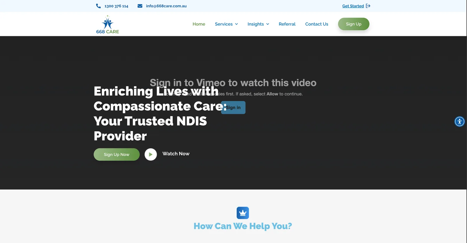 668 Care WordPress Website Development