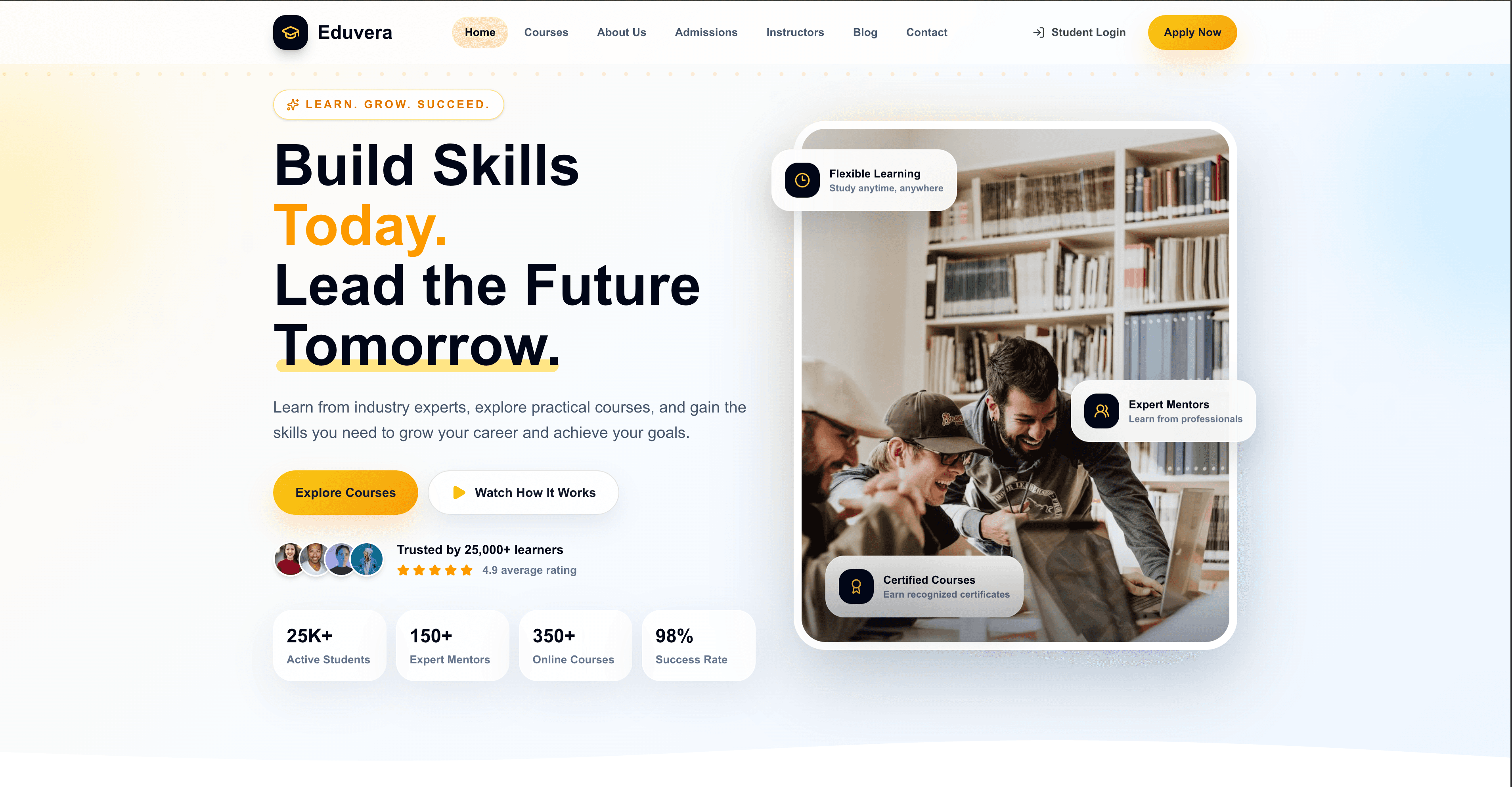 Eduvera Education Website Development
